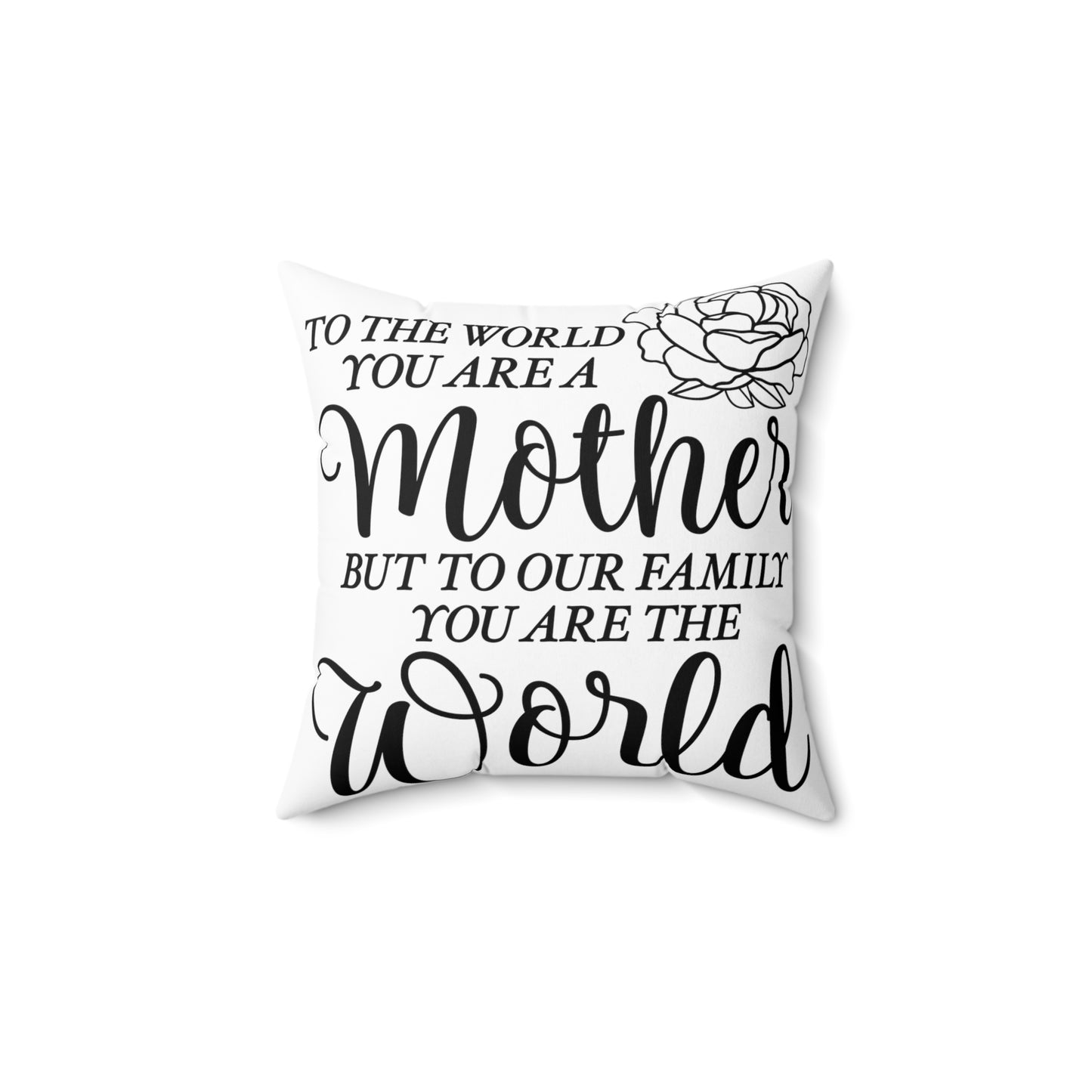 Hustler Mom - Polyester Square Pillow (1)