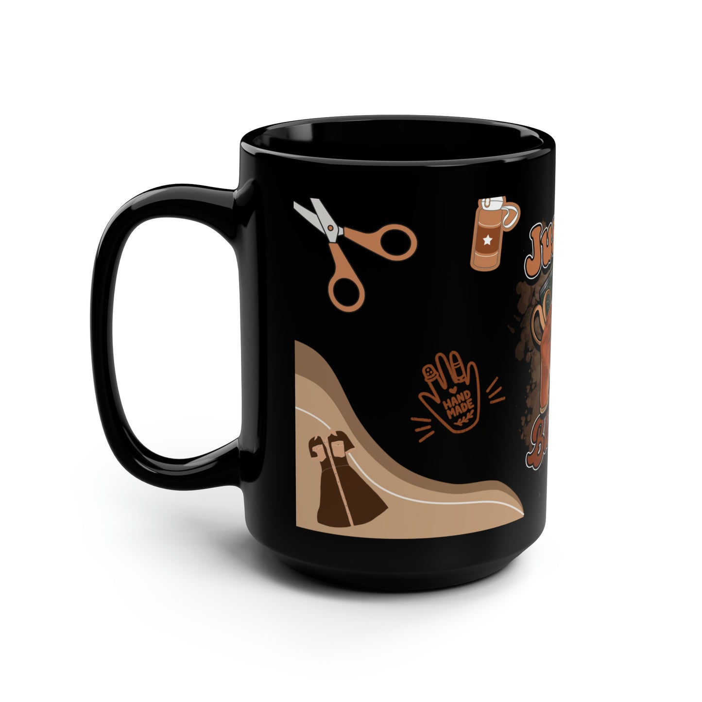 Crafty Black Girl Coffee Mug - Blk