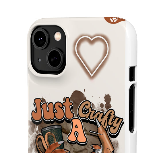 CRAFTY BLACK GIRL -Snap Phone Cases