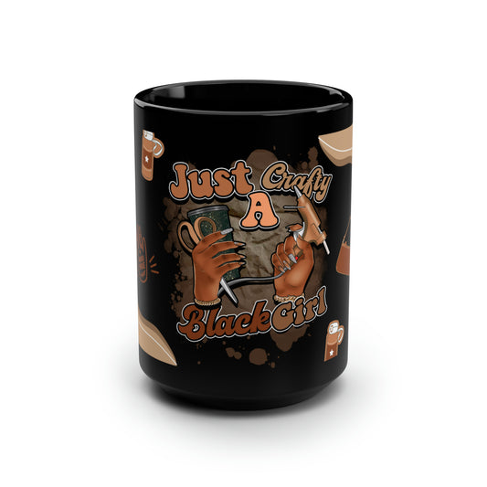 Crafty Black Girl Coffee Mug - Blk